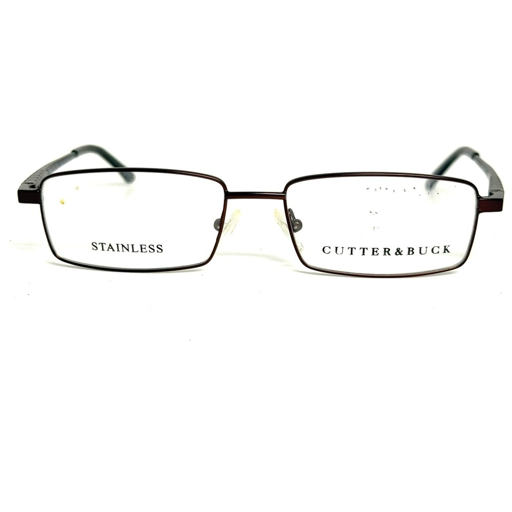 Cutter & Buck Muirfield Brown Stainless Steel‎ Eyeglass Frames 53-16-140mm